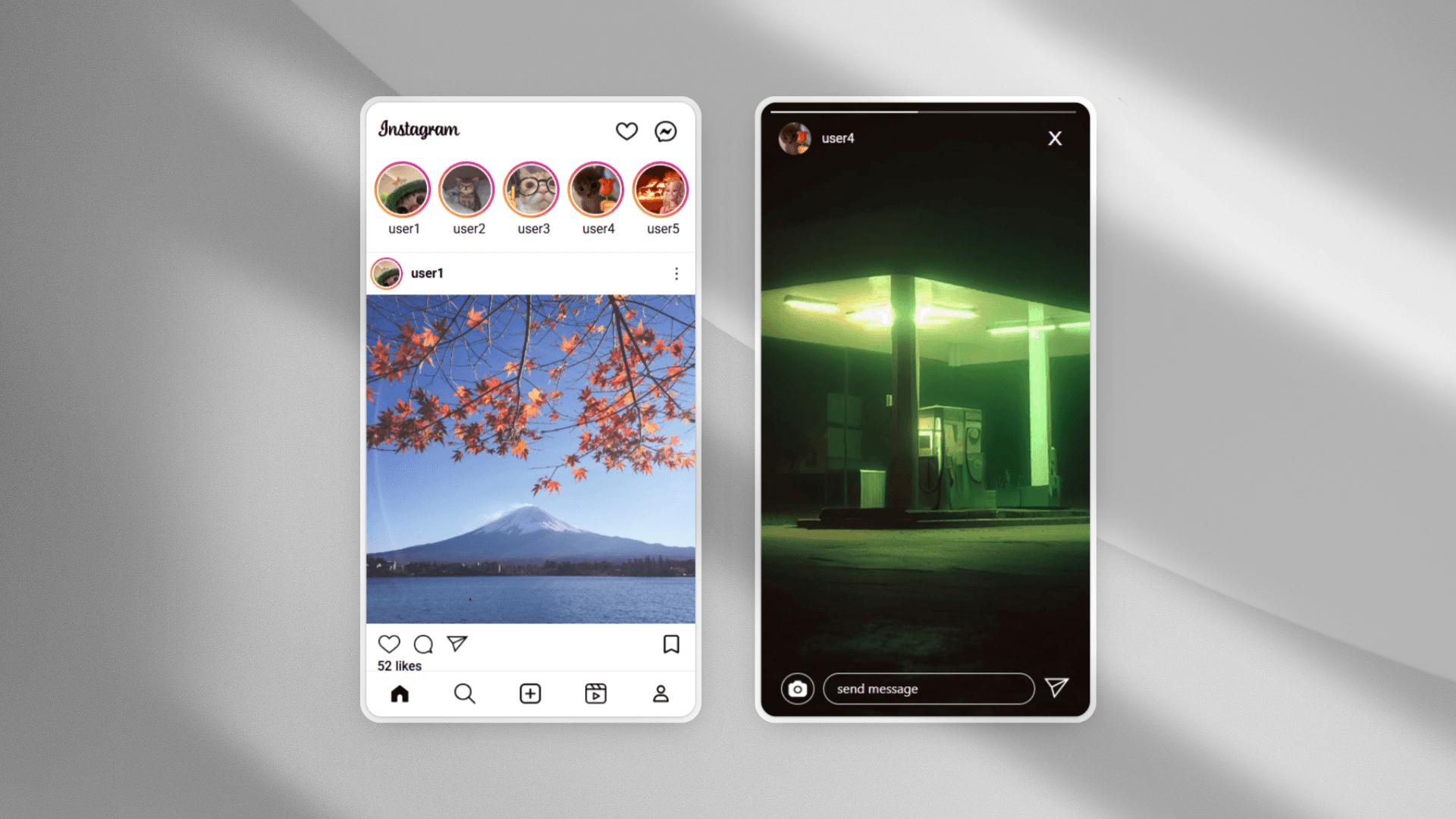 instagram-homepage-clone