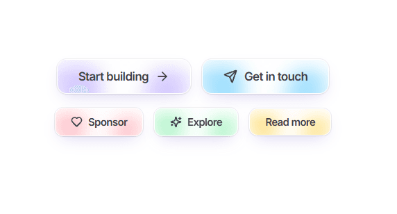 Preview of the Button React component