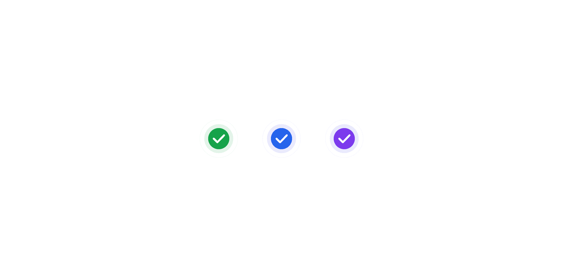 Preview of the Success Checkmark React illustration