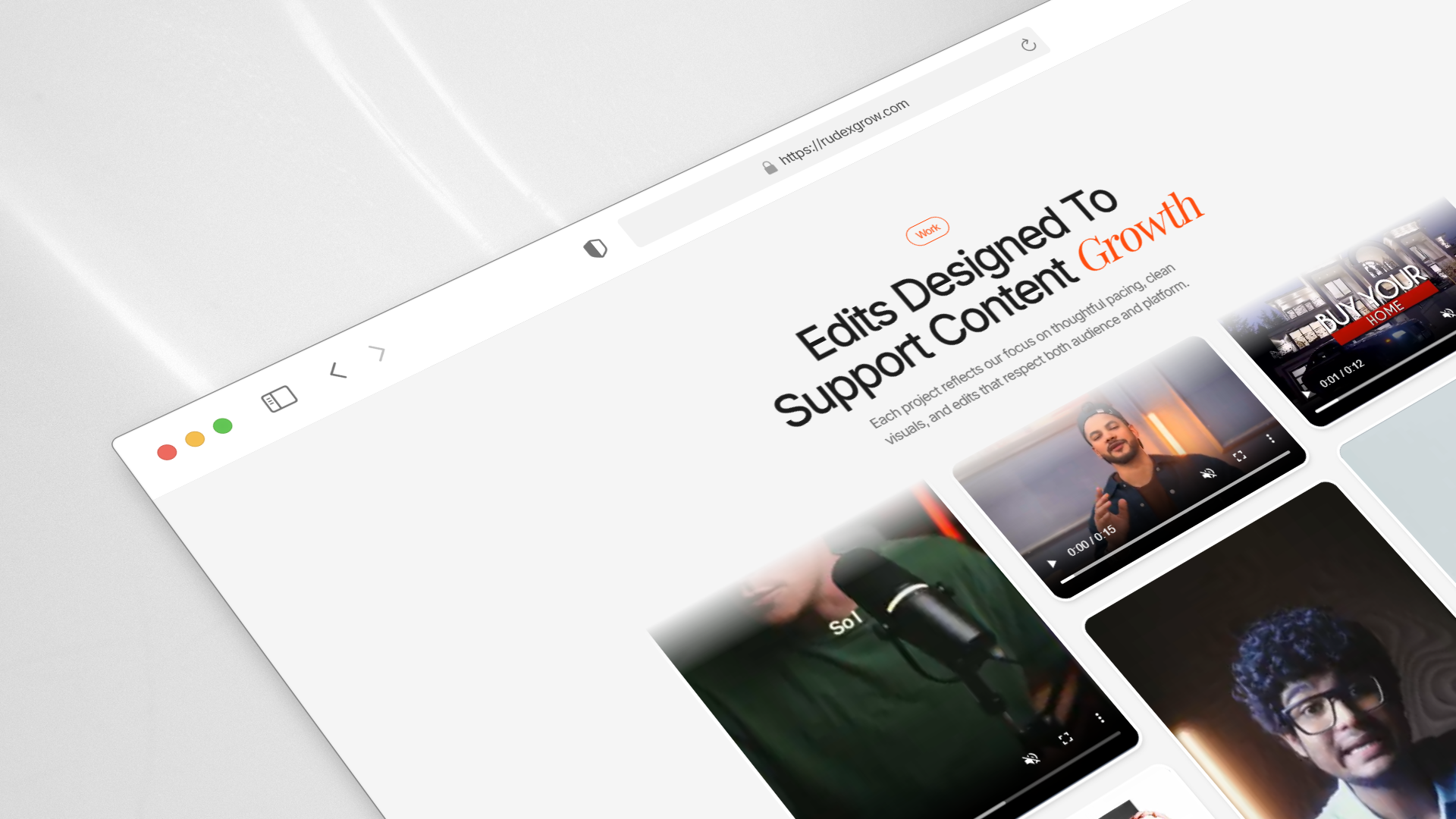 rudexgrow work section